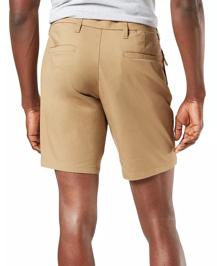 Alfani Dockers Men's Ultimate Supreme Flex Stretch Solid 9.5" Shorts Men's Fashion & Accessories