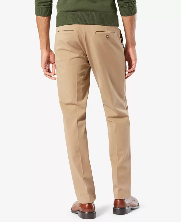 Alfani Dockers Men's Workday Smart 360 Flex Slim Fit Khaki Stretch Pants Men's Fashion & Accessories
