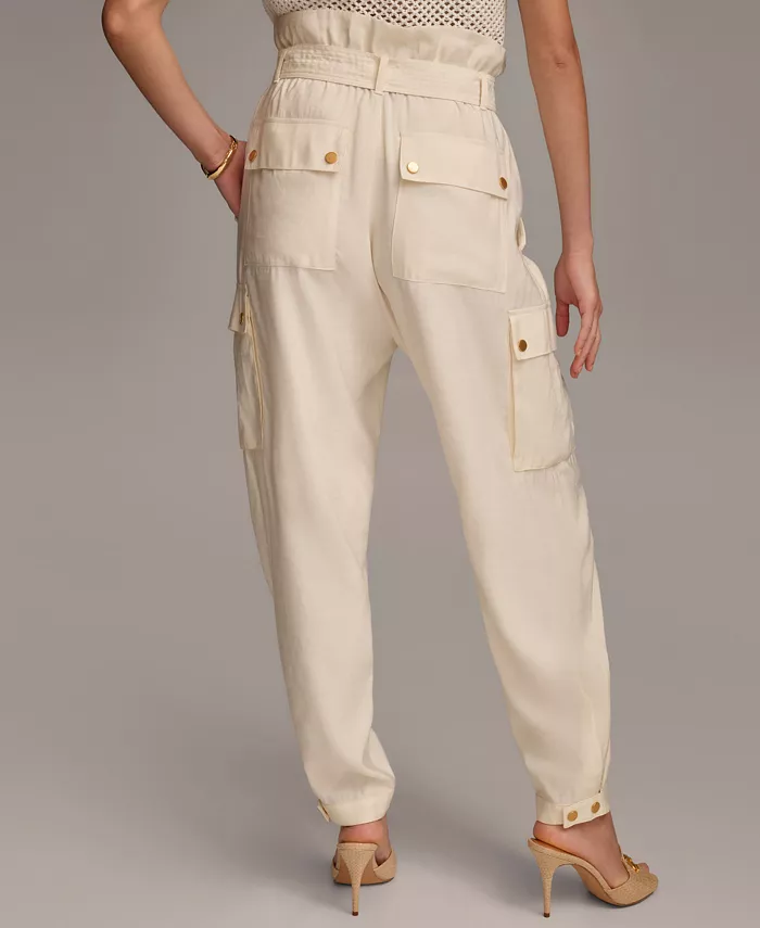 Alfani Donna Karan New York Women's Belted Cargo Pants Women's Fashion Shoes & Accessories