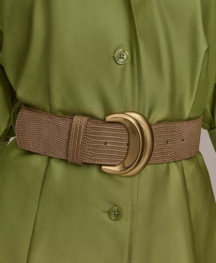 Alfani Donna Karan New York Women's Cotton Midi Shirtdress Women's Fashion Shoes & Accessories