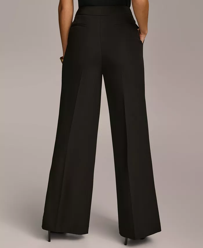 Alfani Donna Karan New York Women's Pleat Front Wide Leg Pants Regular & Petite Sizes Women's Fashion Shoes & Accessories