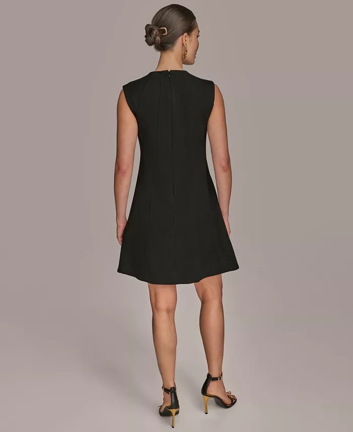 Alfani Donna Karan New York Women's Sleeveless A-Line Dress Women's Fashion Shoes & Accessories