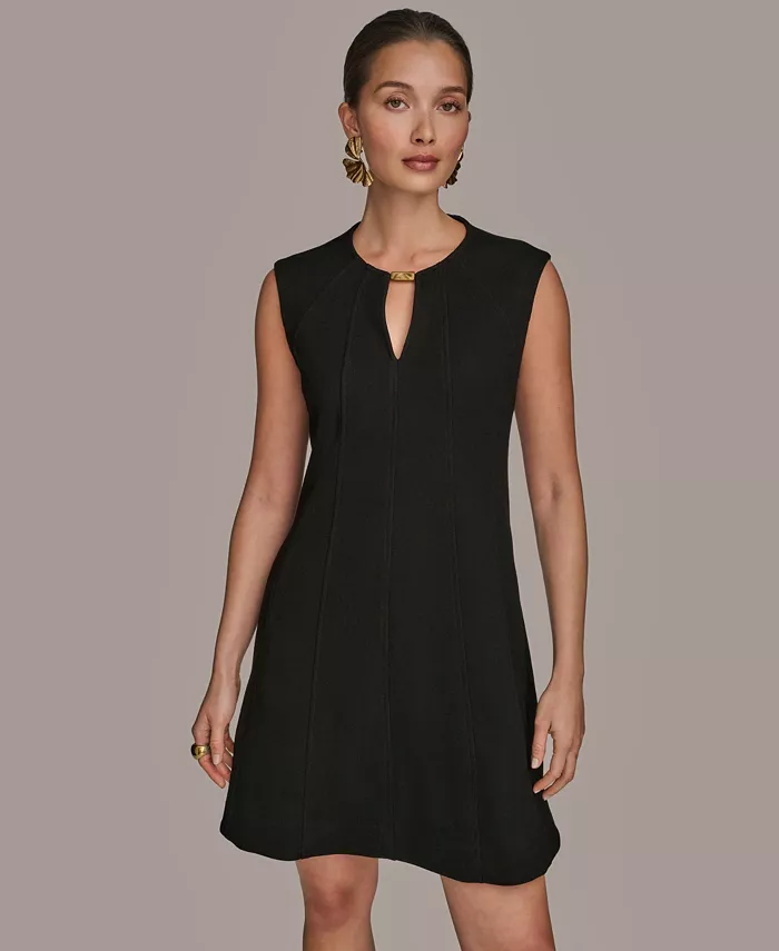 Alfani Donna Karan New York Women's Sleeveless A-Line Dress Women's Fashion Shoes & Accessories