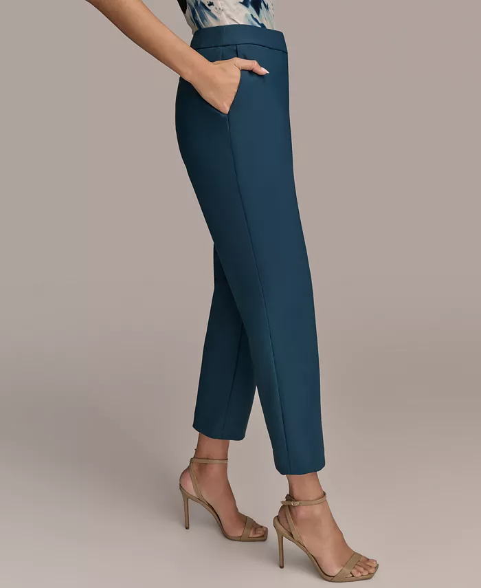 Alfani Donna Karan New York Women's Slim-Leg Ankle Pants Regular & Petite Women's Fashion Shoes & Accessories