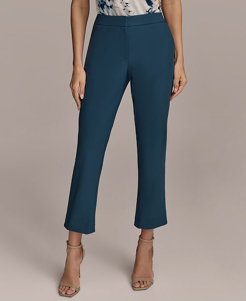 alfani Donna Karan New York Women's Slim-Leg Ankle Pants Regular & Petite Women's Fashion Shoes & Accessories