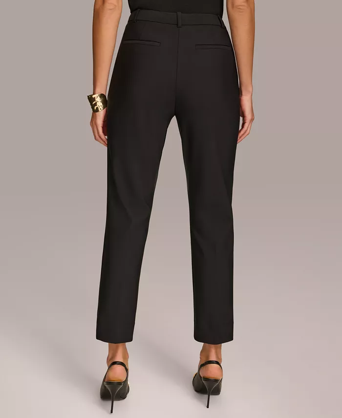 Alfani Donna Karan New York Women's Straight-Leg Career Pants Women's Fashion Shoes & Accessories