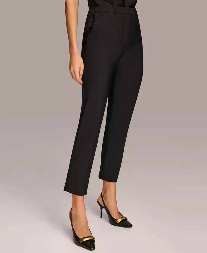 Alfani Donna Karan New York Women's Straight-Leg Career Pants Women's Fashion Shoes & Accessories