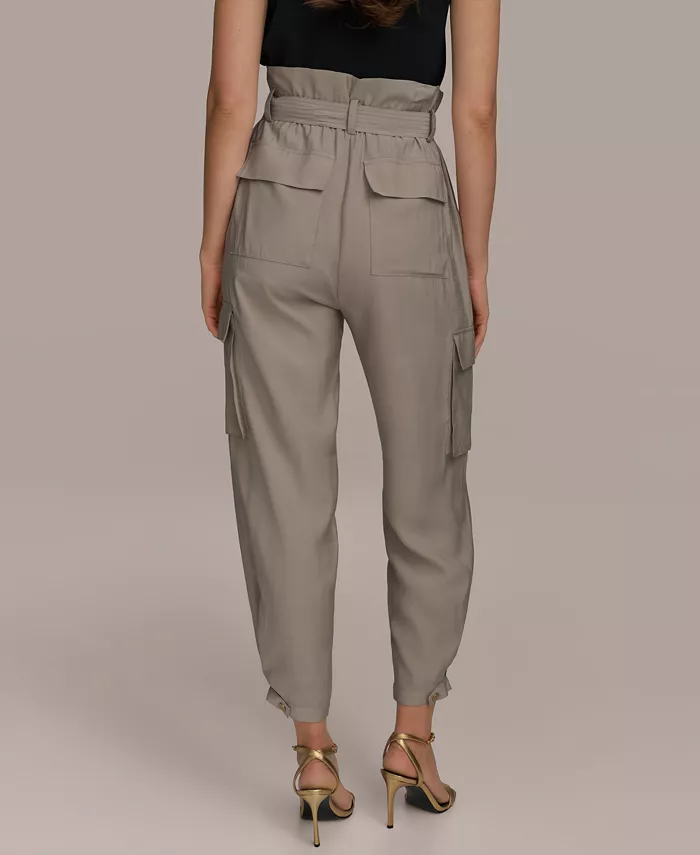 Alfani Donna Karan New York Women's Tie Waist Cargo Pants Women's Fashion Shoes & Accessories