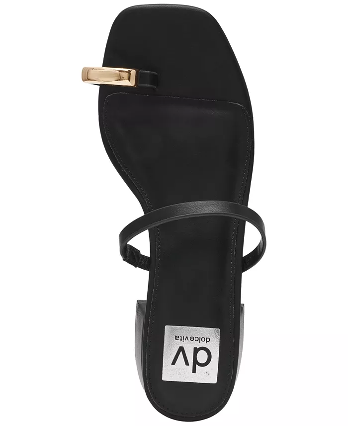Alfani DV Dolce Vita Narra Toe-Ring Block-Heel Dress Sandals Women's Fashion Shoes & Accessories