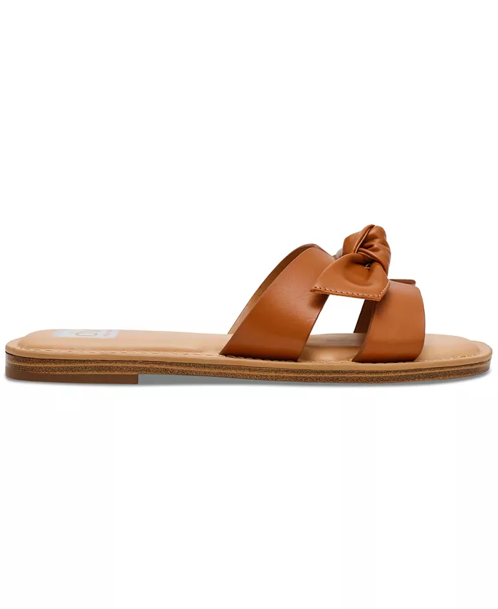 Alfani DV Dolce Vita Women's Jada Bow Slip-On Flat Sandals Women's Fashion Shoes & Accessories