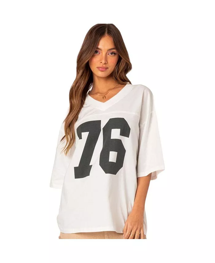 Alfani Edikted Women's 76 Oversized T-shirt Women's Fashion Shoes & Accessories