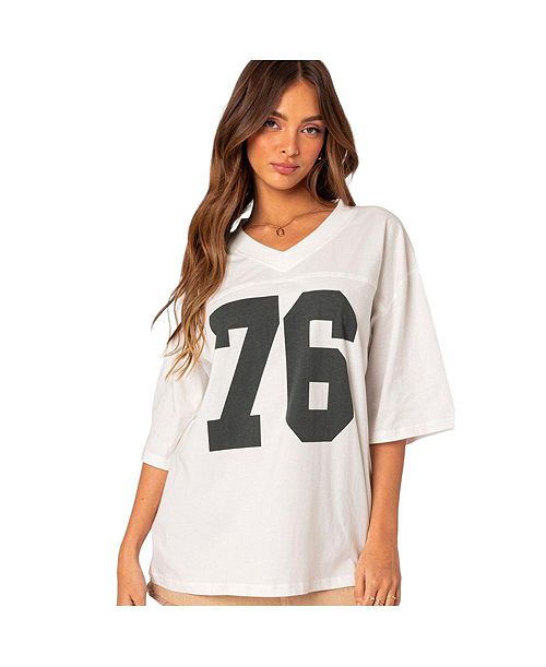 alfani Edikted Women's 76 oversized T-shirt Women's Fashion Shoes & Accessories