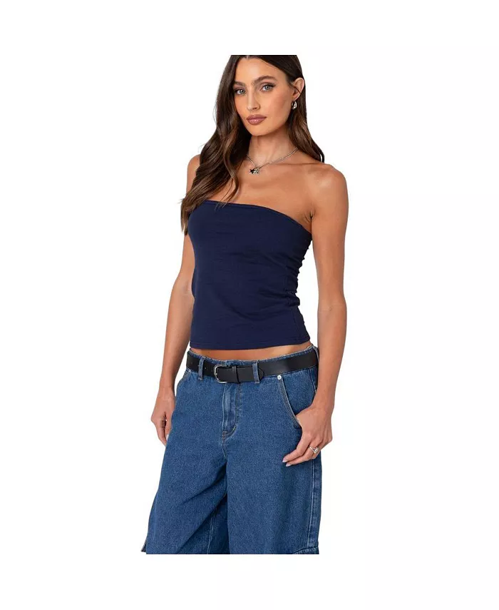 Alfani Edikted Women's Built In Bra Tube Top Women's Fashion Shoes & Accessories