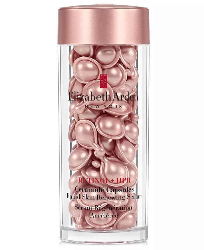 Alfani Elizabeth Arden Retinol + HPR Ceramide Capsules Rapid Skin Renewing Serum 60 Capsules Beauty