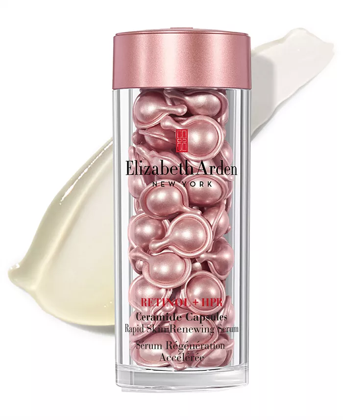 Alfani Elizabeth Arden Retinol + HPR Ceramide Capsules Rapid Skin Renewing Serum 60 Capsules Beauty