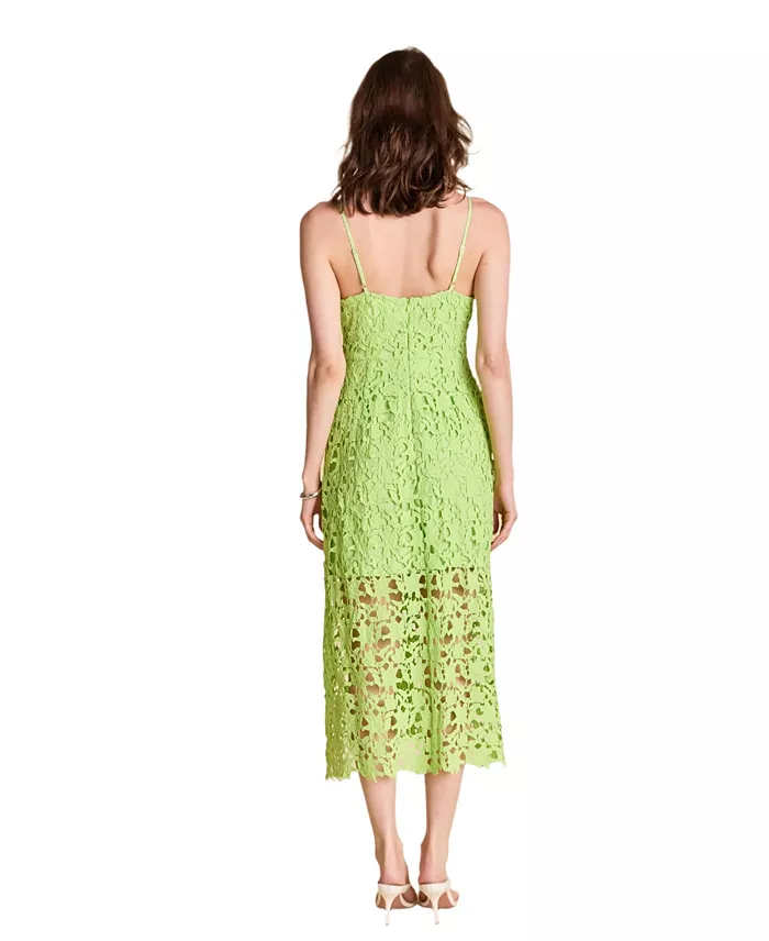 Alfani Endless Rose Women's Lace Cami Midi Dress Women's Fashion Shoes & Accessories