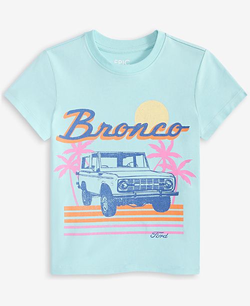 alfani Epic Threads Big Girl Bronco Graphic T-Shirt Exclusively at Macy's Kids