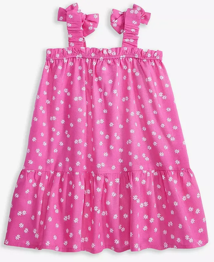 Alfani Epic Threads Toddler Girl Floral-Print Bow Dress Exclusively At Macy's Kids