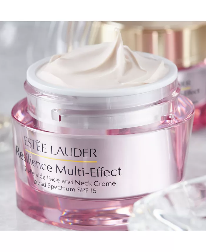 Alfani Estée Lauder Resilience Multi-Effect Tri-Peptide Face & Neck Cream Moisturizer SPF 15 For Normal/Combination Skin 2.5 Oz. Beauty