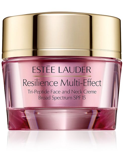 alfani Estée Lauder Resilience Multi-Effect Tri-Peptide Face & Neck Cream Moisturizer SPF 15 for Normal/Combination Skin 2.5 oz. Beauty