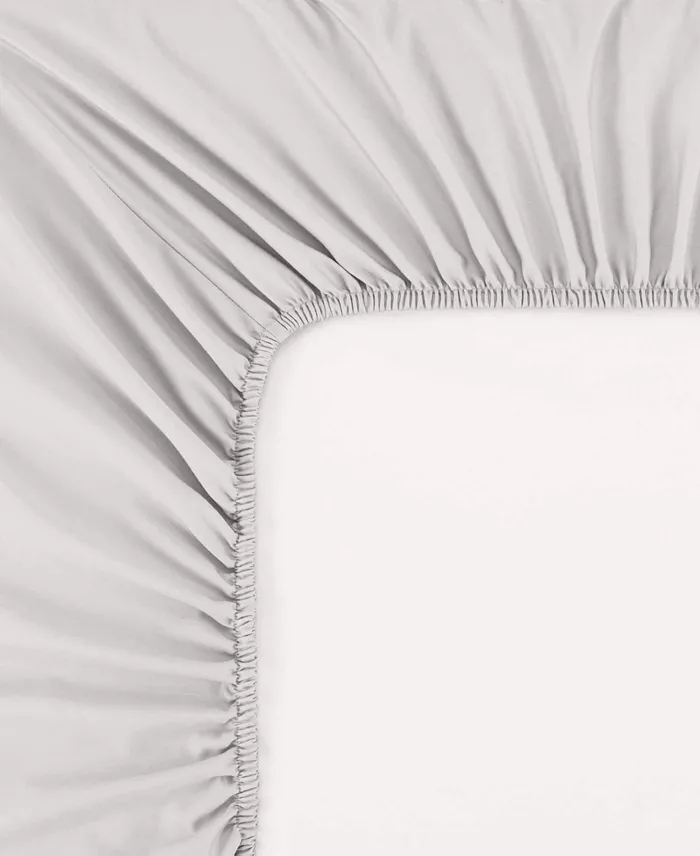 Alfani Fairfield Square Collection Brookline 1400 Thread Count Light Grey 6 Pc. Sheet Set Queen Exclusively At Macy’s Bed & Bath