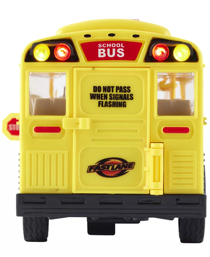 Alfani Fast Lane Light And Sound School Bus All Toys