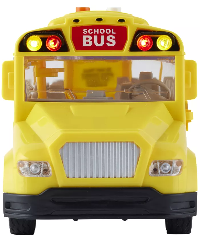 Alfani Fast Lane Light And Sound School Bus All Toys