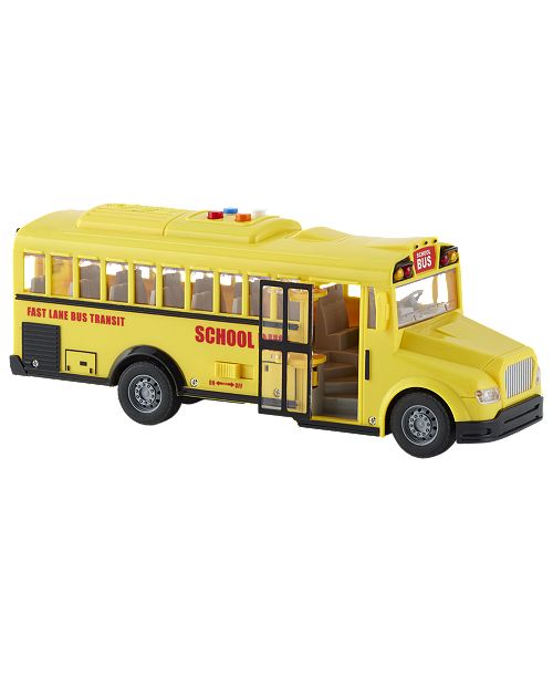 alfani Fast Lane Light and Sound School Bus All Toys