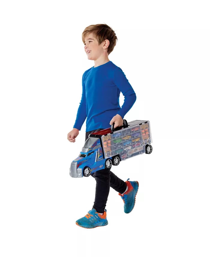 Alfani Fast Lane Truck Carry Case With 12 Diecast Vehicles And 14 Accessories Created For You By Toys R Us All Toys