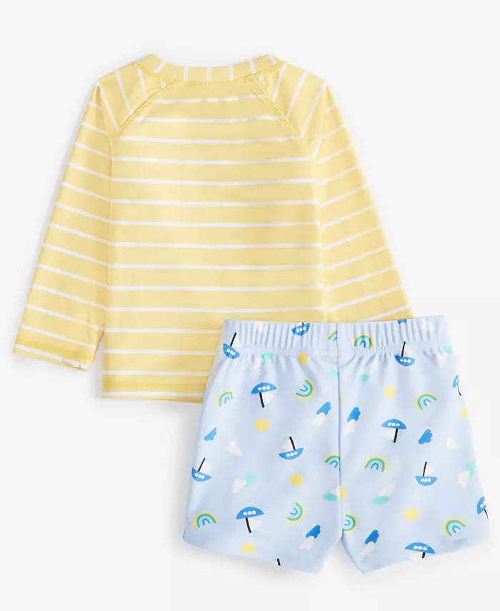 Alfani First Impressions Baby Boys Boat Ride Top Hat & Swim Shorts 3 Piece Set Exclusively At Macy's Kids