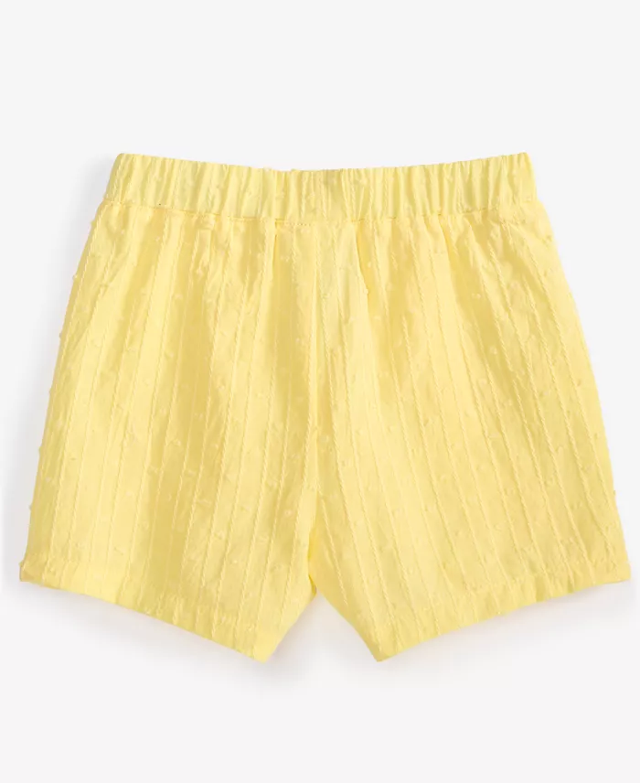 Alfani First Impressions Baby Girls Clip-Dot Cotton Shorts Created For Macy's Kids