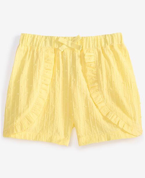 alfani First Impressions Baby Girls Clip-Dot Cotton Shorts Created for Macy's Kids