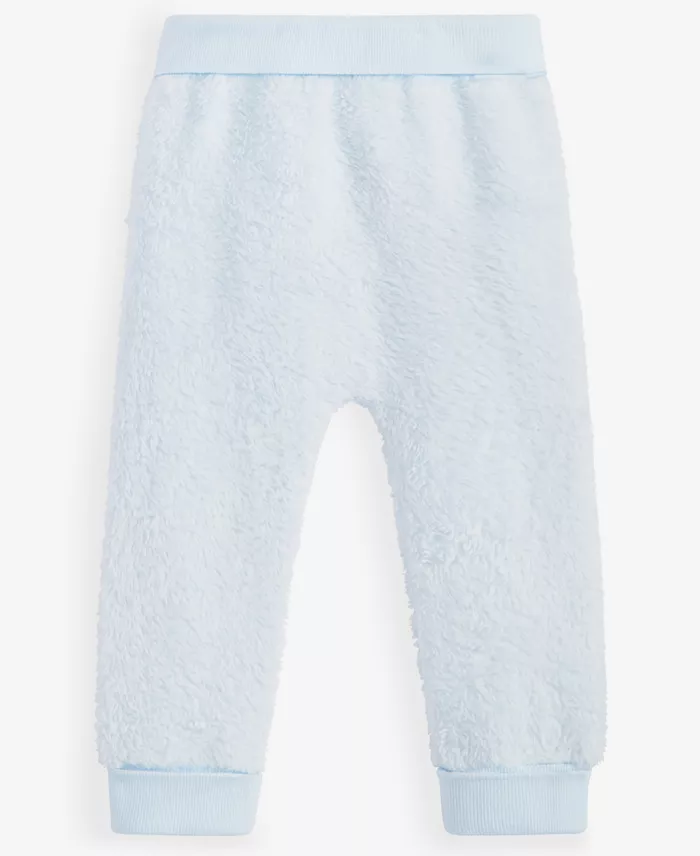 Alfani First Impressions Baby Girls Faux-Sherpa Pants Created For Macy's Kids