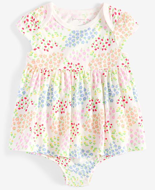 alfani First Impressions Baby Girls Flower Garden Printed Skirted Sunsuit Exclusively at Macy's Kids