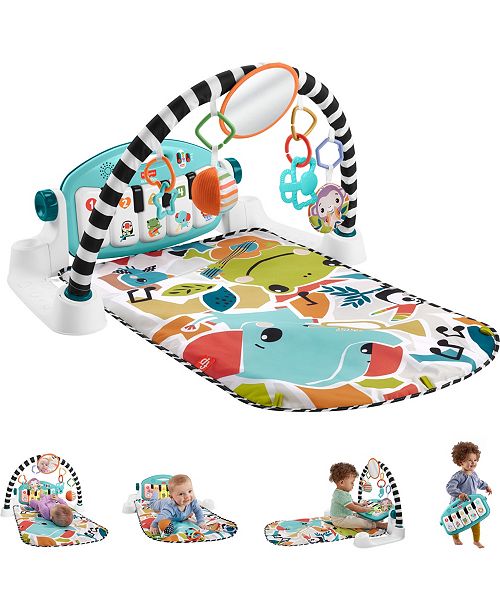 alfani Fisher Price Glow and Grow Kick Play Piano Gym Baby Playmat with Musical Learning Toy All Toys