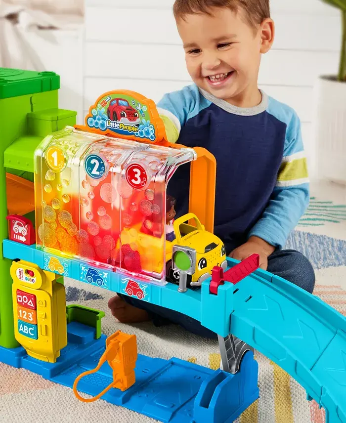 Alfani Fisher Price Little People Light-Up Learning Garage Toddler Playset All Toys