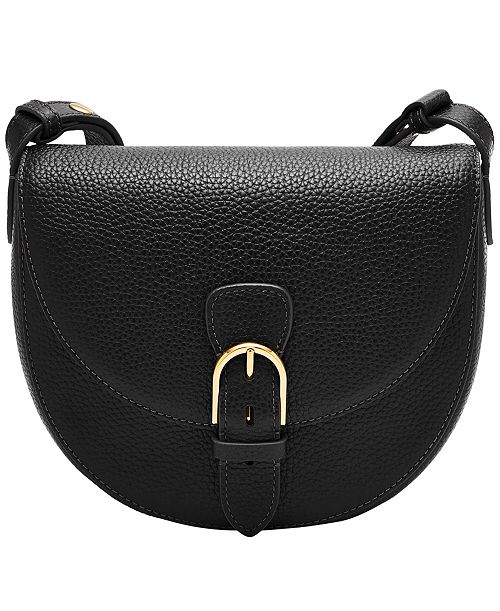 alfani Fossil Everleigh Leather Small Flap Crossbody Bag Handbags Purses & Accessories