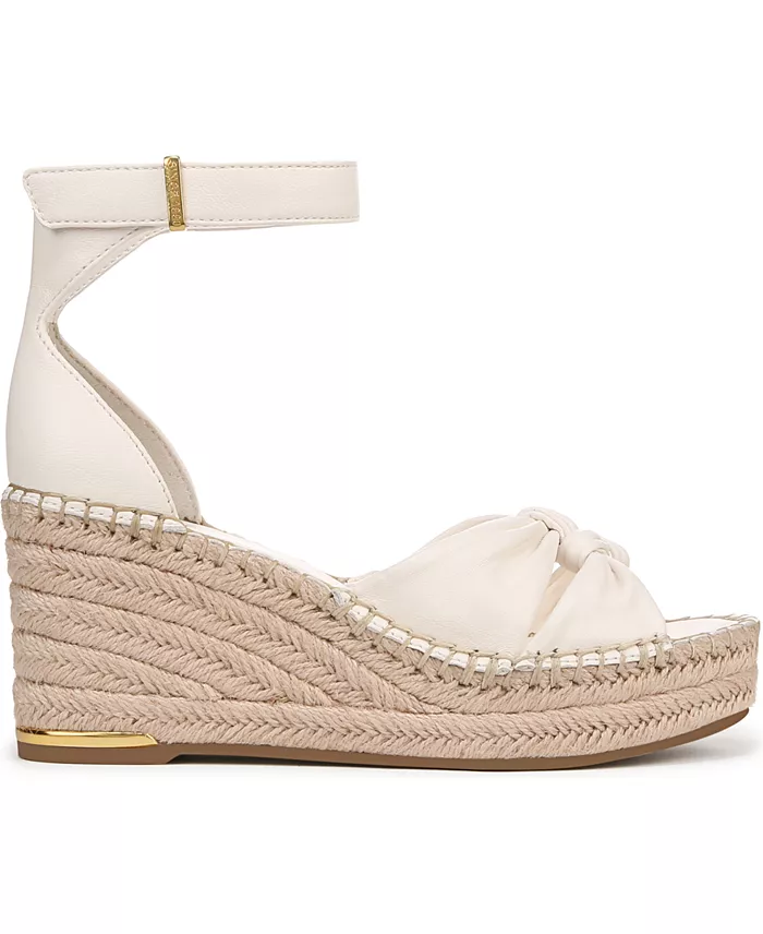 Alfani Franco Sarto Clementine Espadrille Leather Wedge Sandals Women's Fashion Shoes & Accessories