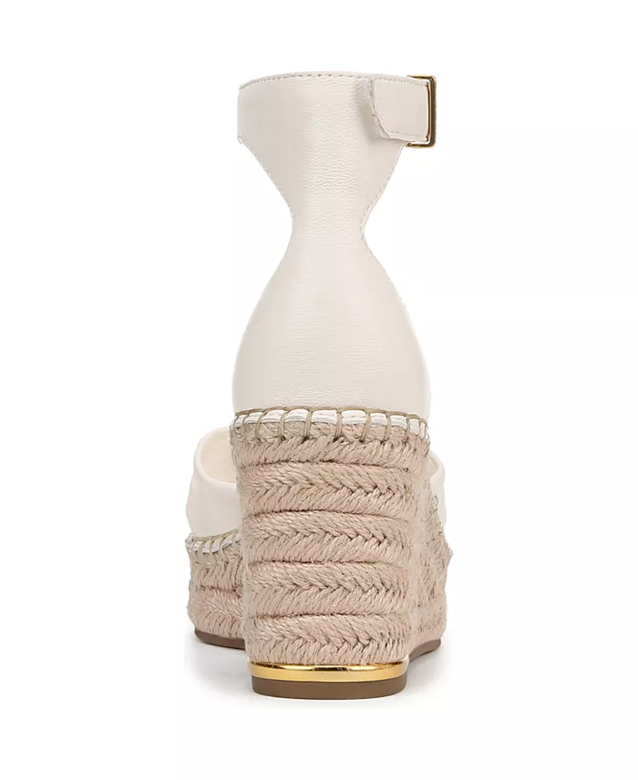 Alfani Franco Sarto Clementine Espadrille Leather Wedge Sandals Women's Fashion Shoes & Accessories