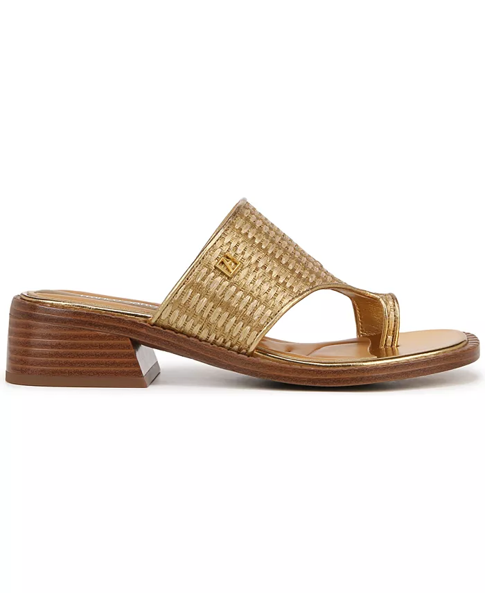 Alfani Franco Sarto Sia Block Heel Slide Dress Sandals Women's Fashion Shoes & Accessories