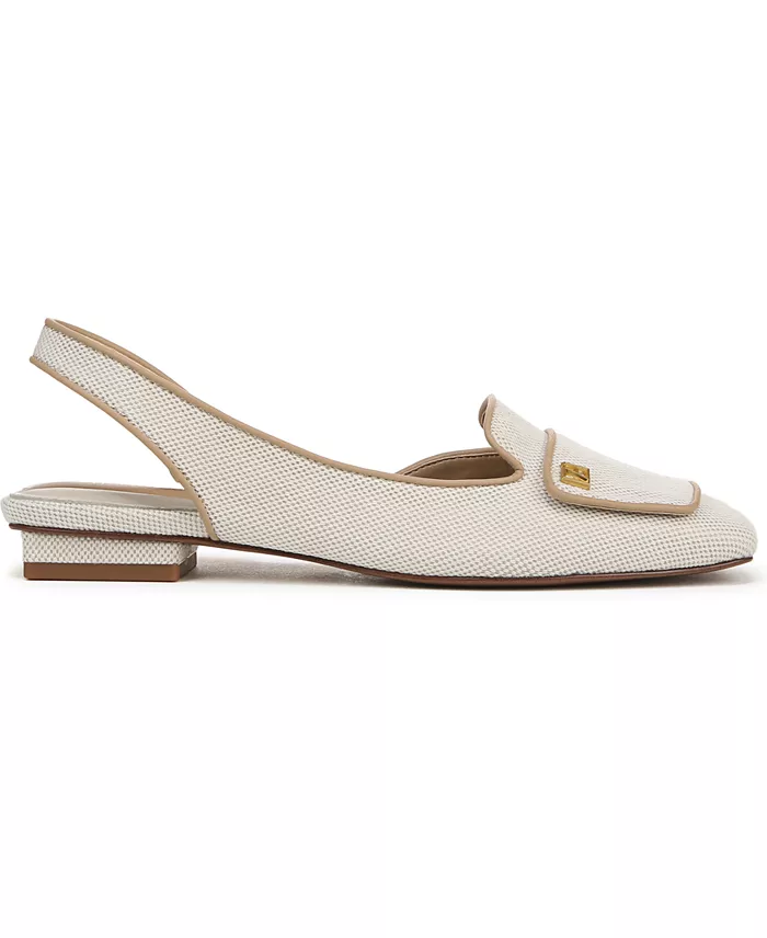Alfani Franco Sarto Teagan Square Toe Slingback Flats Women's Fashion Shoes & Accessories