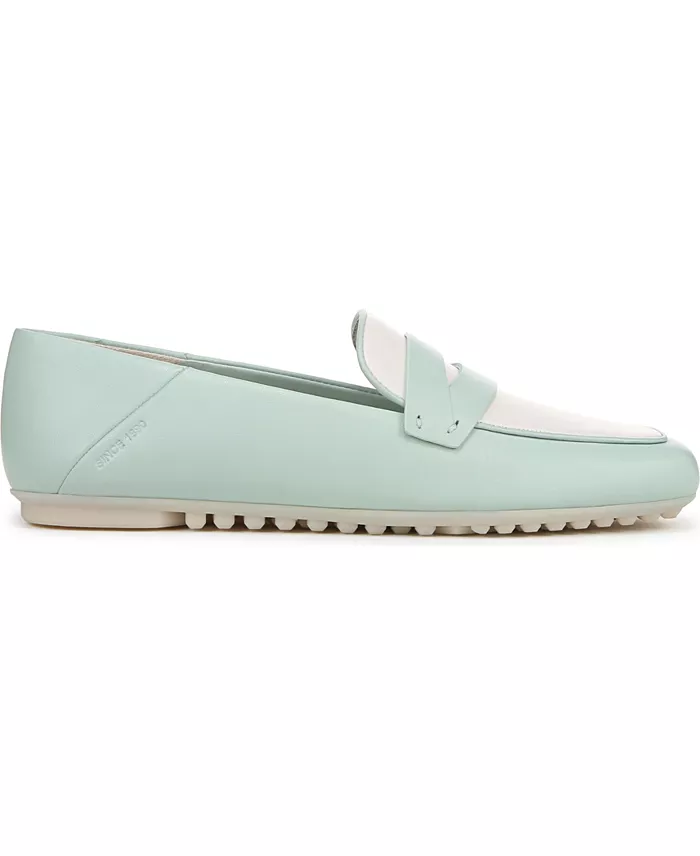 Alfani Franco Sarto Women's Zury Square Toe Leather Penny Loafers Women's Fashion Shoes & Accessories