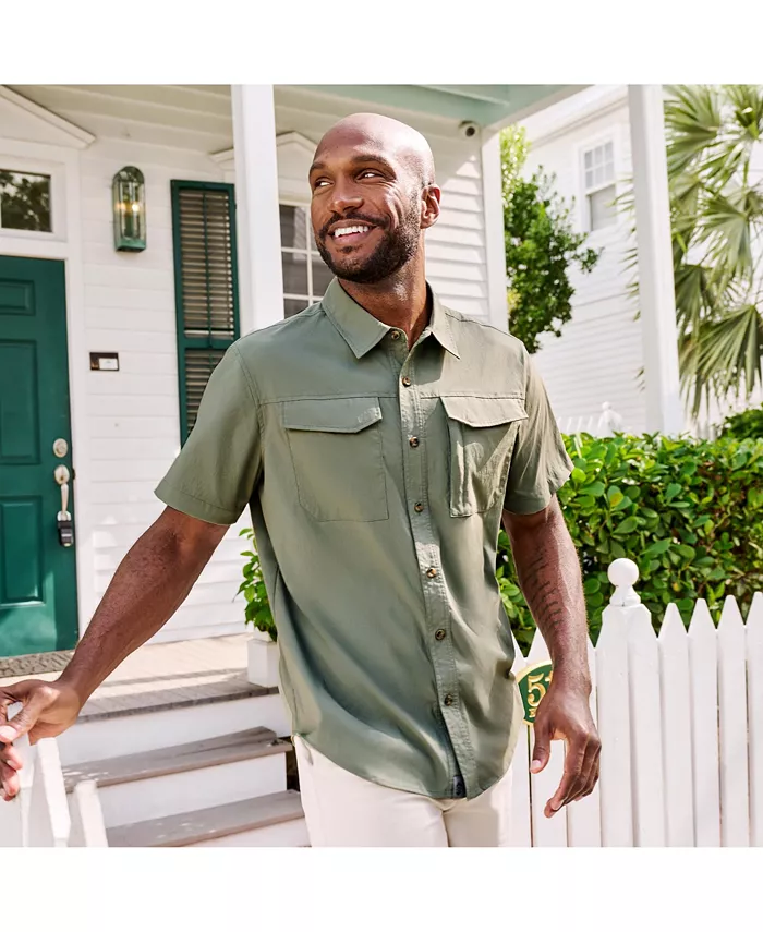 Alfani Free Country Men's Explorer Short Sleeve Shirt Men's Fashion & Accessories