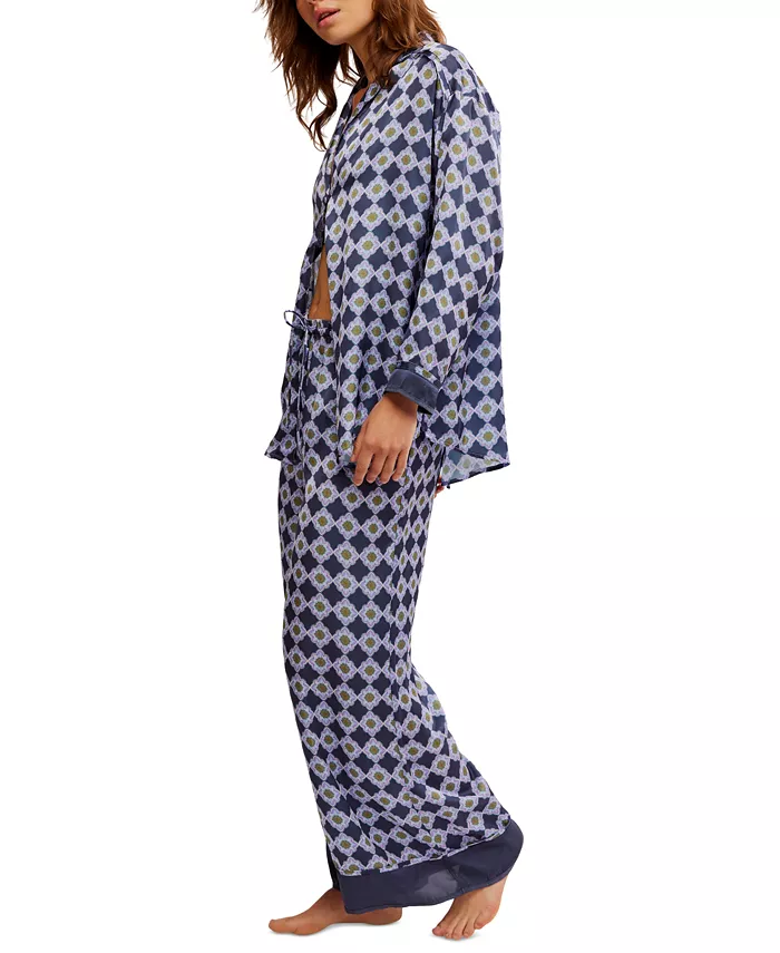 Alfani Free People Women's Dreamy Days Pajama Set Women's Fashion Shoes & Accessories