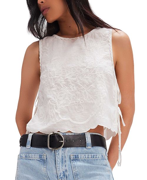 alfani Free People Women's Faded Gardens Tank Women's Fashion Shoes & Accessories