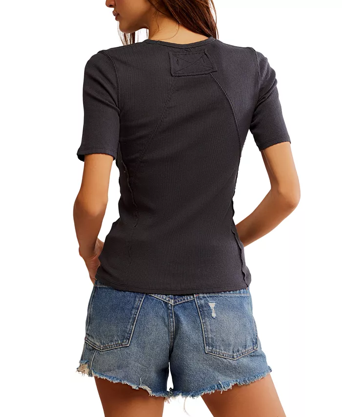 Alfani Free People Women's Picture You Crewneck T-Shirt Women's Fashion Shoes & Accessories