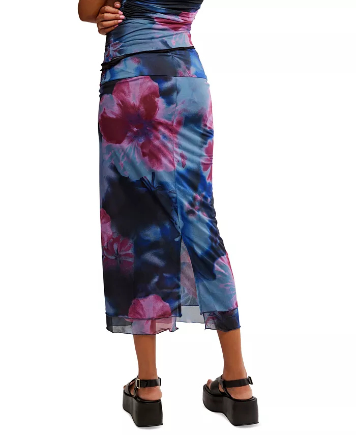 Alfani Free People Women's Sunset Mesh Maxi Skirt Women's Fashion Shoes & Accessories