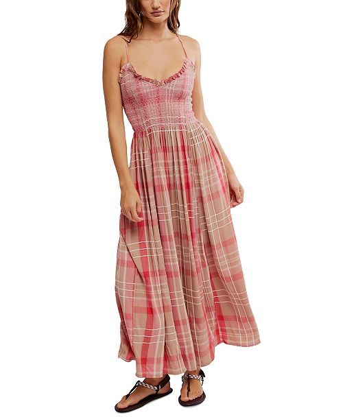 alfani Free People Women's Sweet Nothings Maxi Dress Women's Fashion Shoes & Accessories