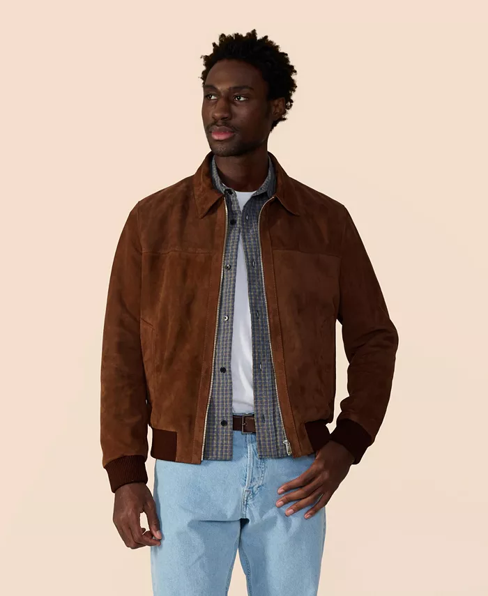 Alfani Furniq UK Men's Men S Suede Bomber Jacket Created For Macy S Men's Fashion & Accessories