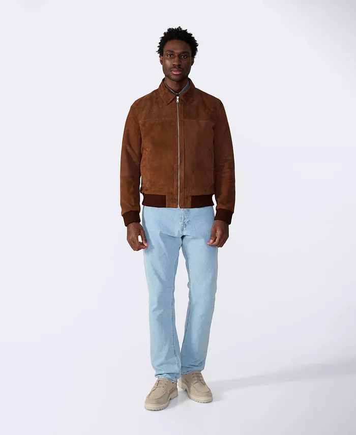 Alfani Furniq UK Men's Men S Suede Bomber Jacket Created For Macy S Men's Fashion & Accessories